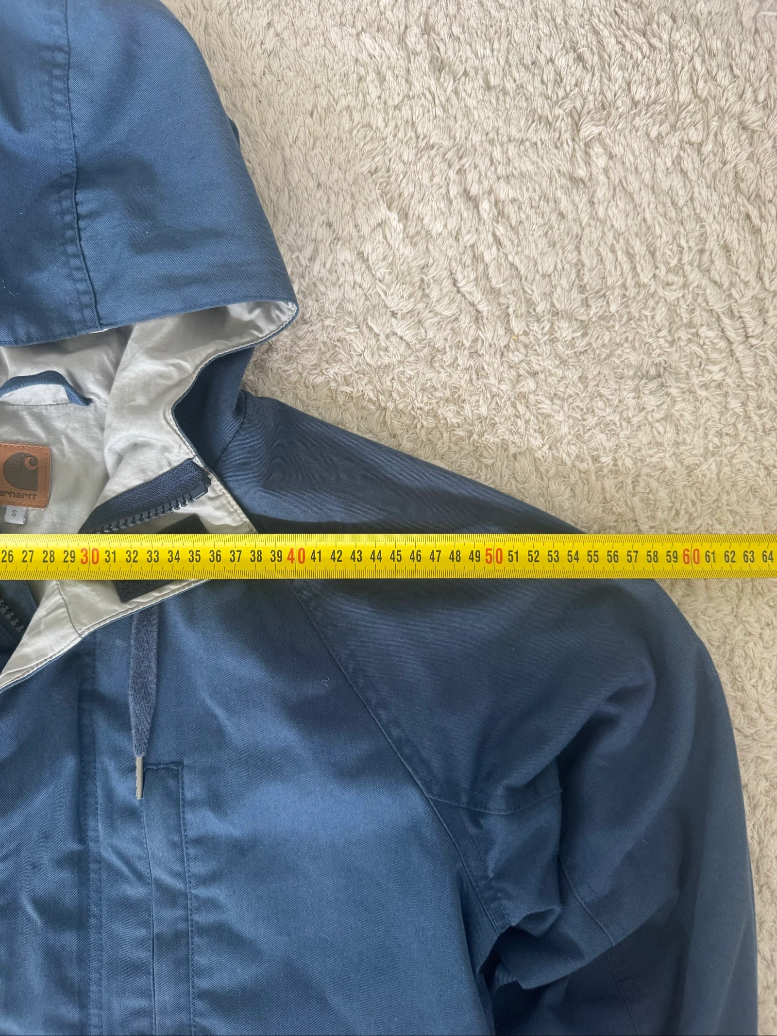 Carhartt Terry Jas met Capuchon Werkjas Navy Utility Werkkleding Outdoor S – photo 9